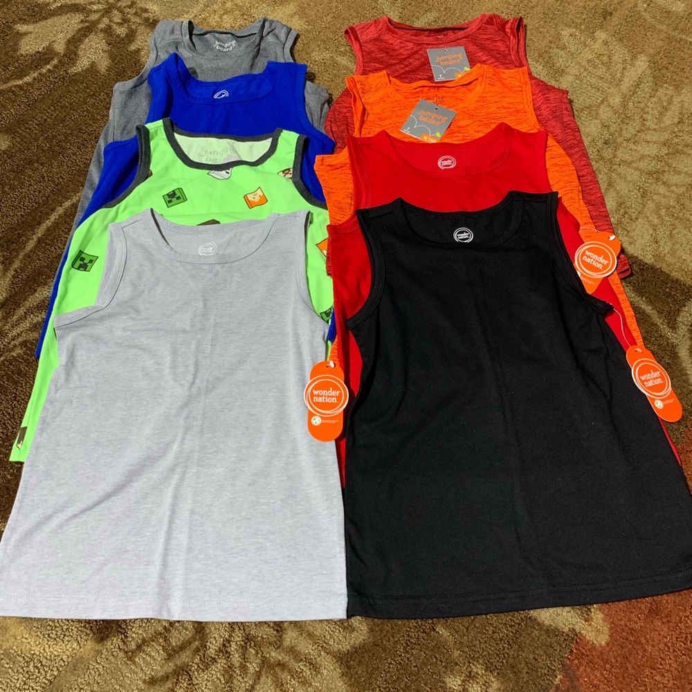 Boys tank top lot.. size 6/7